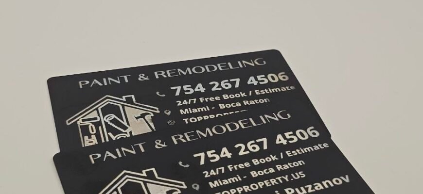 3D Printing Service — business card — custom product — PLA or ABS — FDM — Miami, Florida