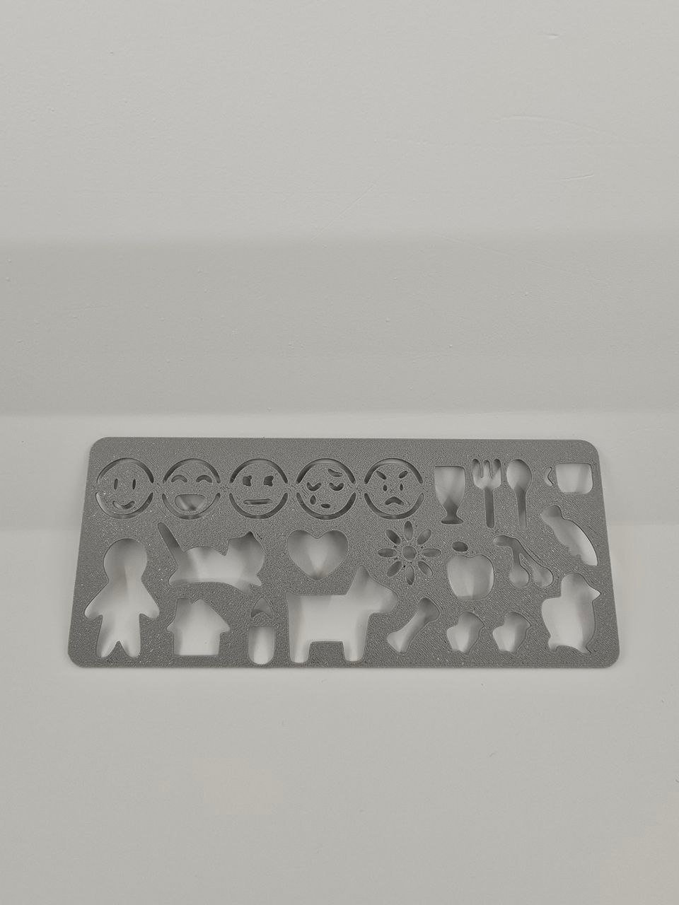 3D printed stencil sheets — close-up detail by Custom3Dmodel