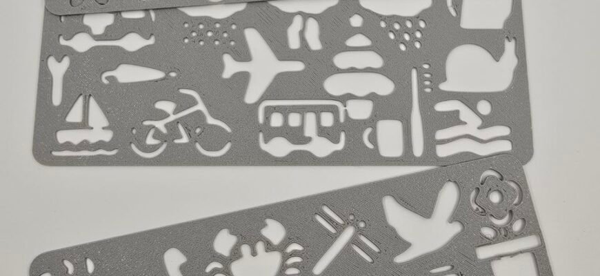 3D Printing Service — Stencil Sheet — Decorative and Functional Tool — PLA or PETG — FDM — Miami, Florida