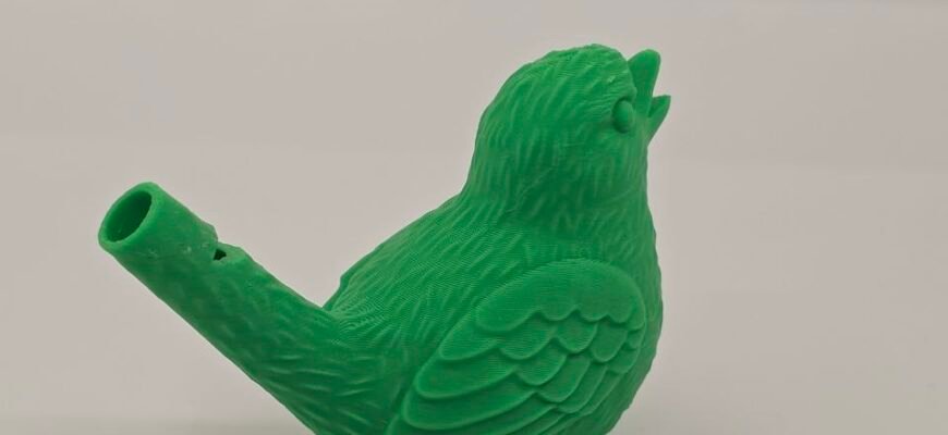 3D Printing Service — Bird-shaped whistle — Decorative item, functional part — PLA or ABS — FDM — Miami, Florida