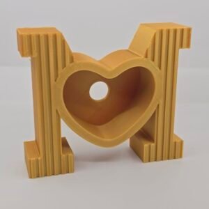 3D Printing Service — Letter shape with heart cutout — Decorative item — PLA — FDM — Miami, Florida