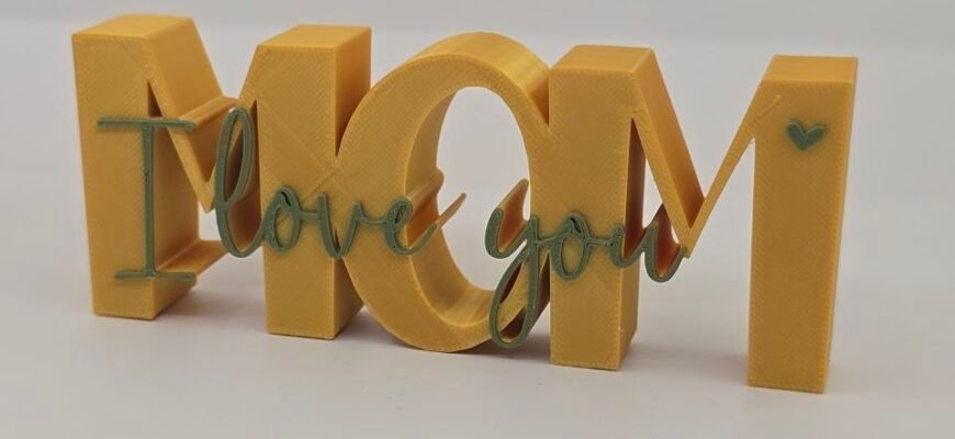 3D Printing Service — Text-based decorative item — Decorative item — PLA or ABS — FDM — Miami, Florida