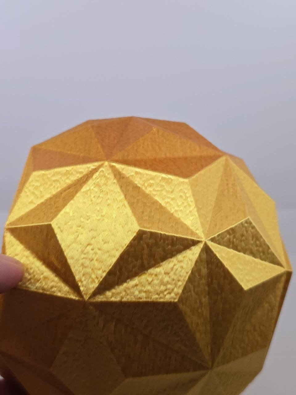 3D printed geometric vases — close-up detail by Custom3Dmodel