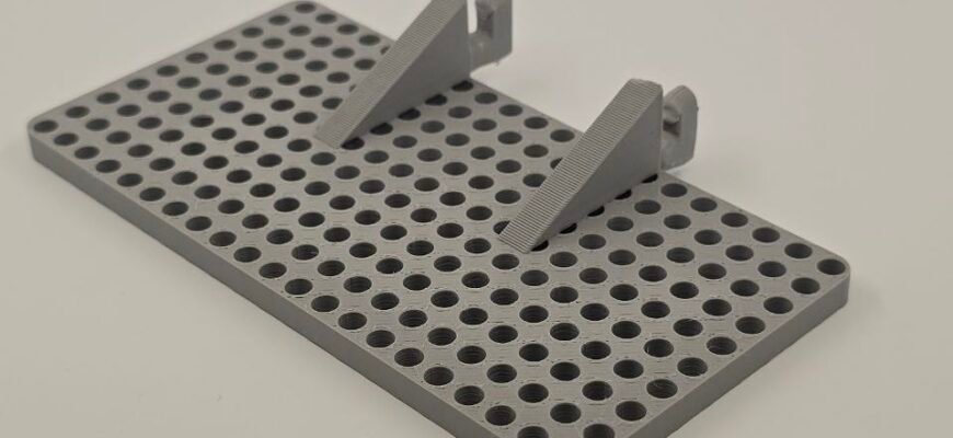 3D Printing Service — perforated base with supports — functional part — PLA or ABS — FDM — Miami, Florida