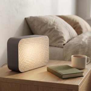 3D Printed Honeycomb Panel Lamp - Modern Ambient Accent Light