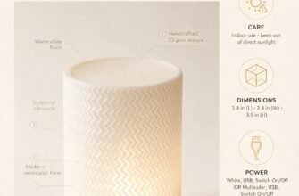 3D Printing Service — cylindrical light — decorative item — PLA — FDM — Miami, Florida