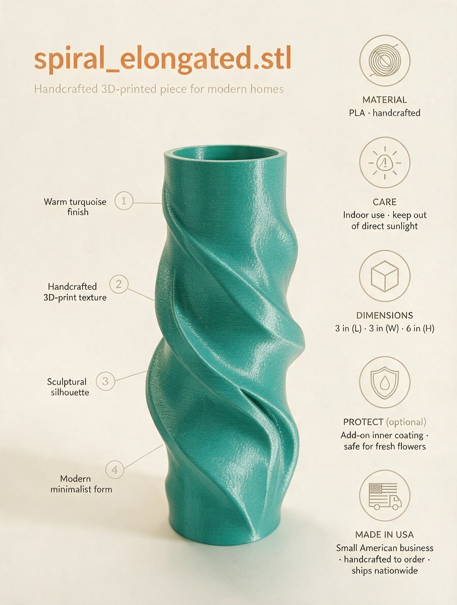 custom 3D printed vase Miami — vase, Vase-like object (photo 2)