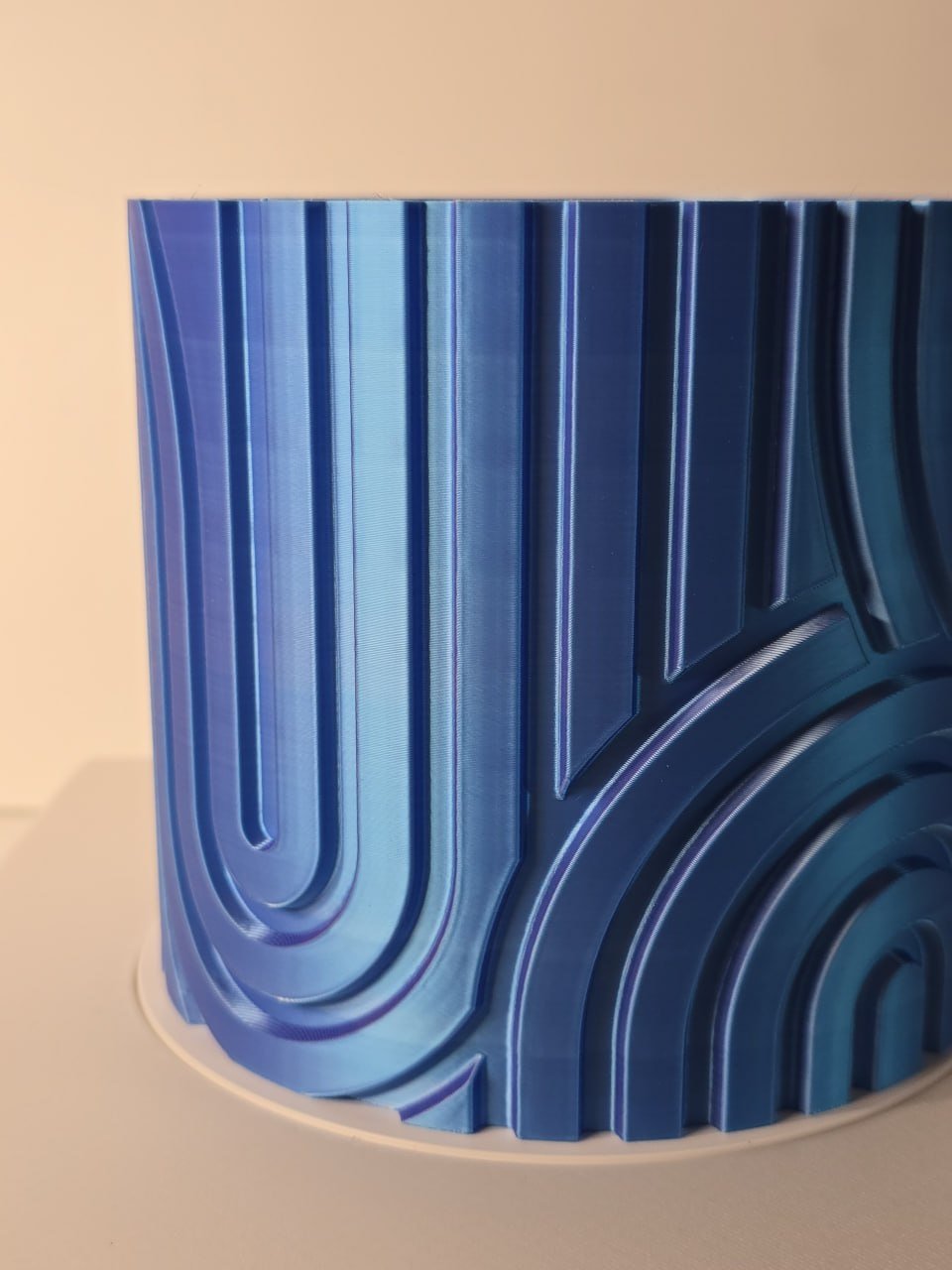 custom 3D printed planters Miami — Planter, Pot, cylindrical container or decorative holder, Cylindrical object, Cylindrical container, Cylindrical object with geometric patterns, Plant Pot (photo 6)
