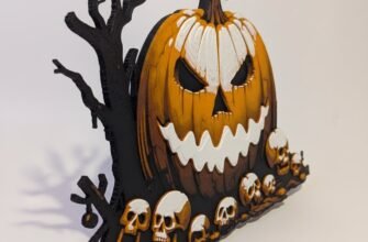 3D Printing Service — Halloween decor — Decorative item — PLA or ABS — FDM — Miami, Florida