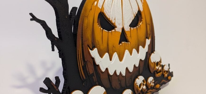3D Printing Service — Halloween decor — Decorative item — PLA or ABS — FDM — Miami, Florida