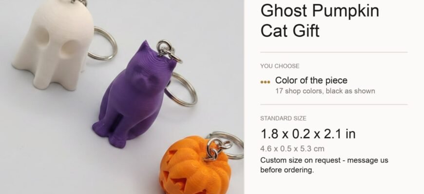 3D Printing Service — Keychain figurines — Decorative items — PLA plastic — FDM — Miami, Florida