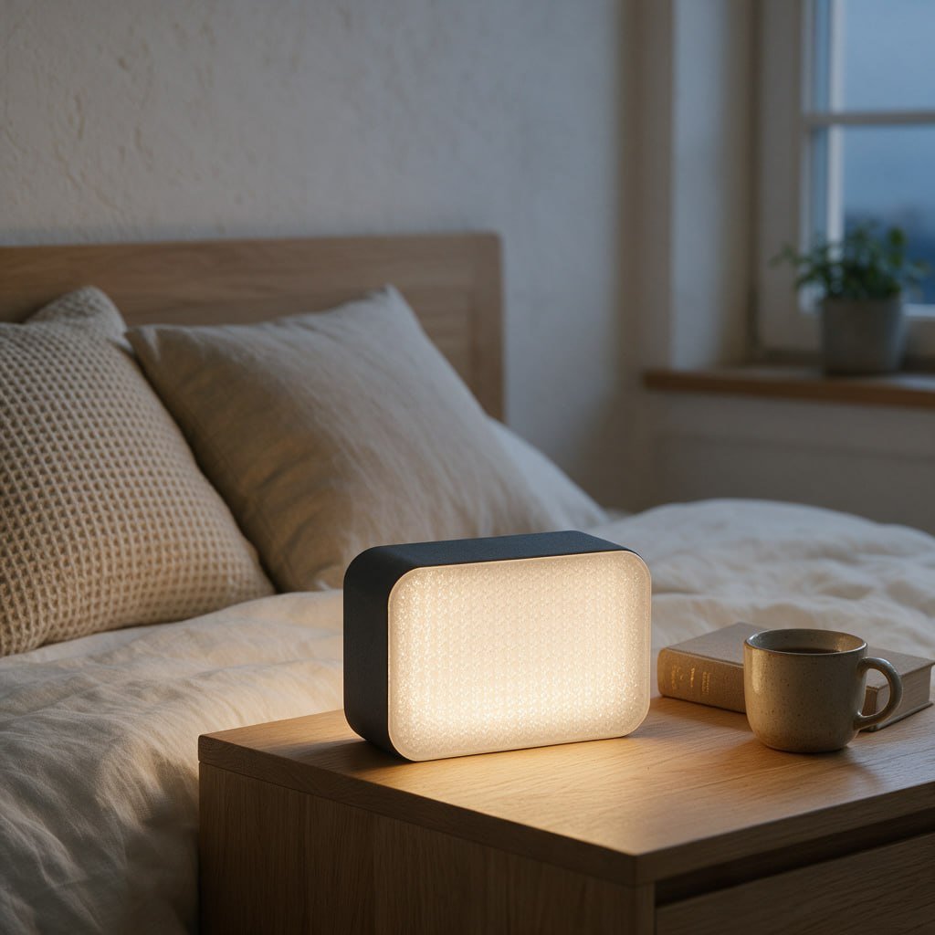 custom 3D printed lamp Miami — Lamp, Light Box, Electronic device, lamp, Tabletop lamp (photo 6)